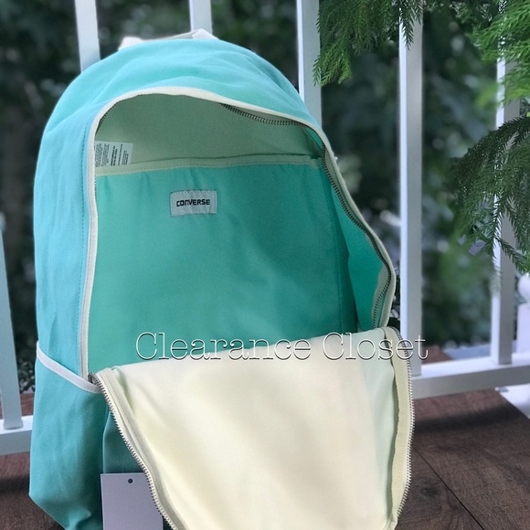 NWT Converse Canvas Original Backpack Green WMNS - Picture 5 of 6